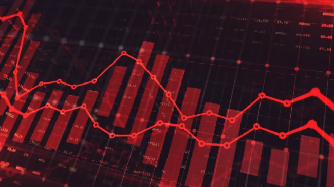 red graph